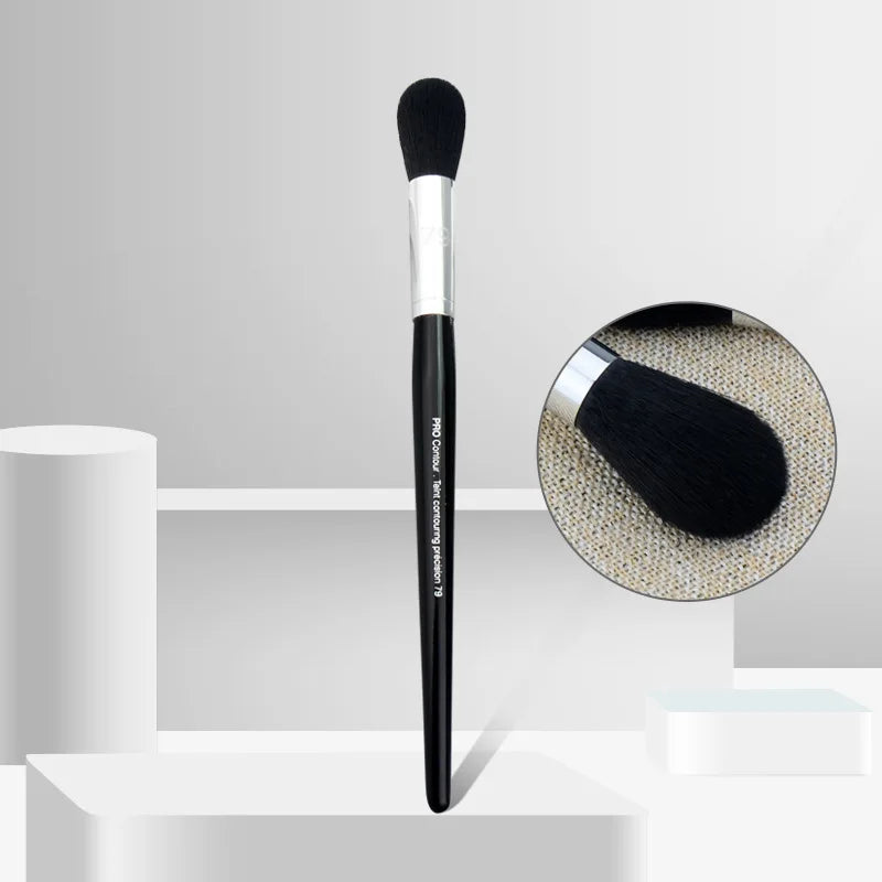 SEP 79 Pro Flame Highlighter Brush – Natural Goat Hair Makeup Brush PLUSH