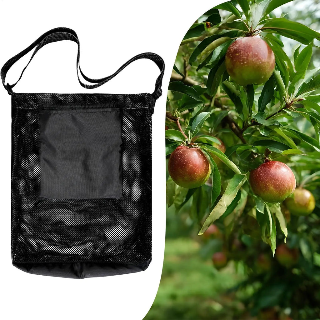 Foldable Mushroom Foraging Mesh Bag – Large Capacity Harvest Net Foraging Harvest Bag PLUSH