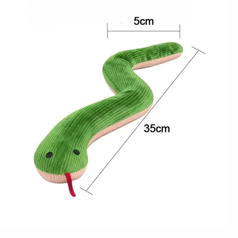 16.5" Snake Plush Kick Toy for Indoor Cats & Dogs | Pet Toy Plush Pet Toy PLUSH 1Pcs