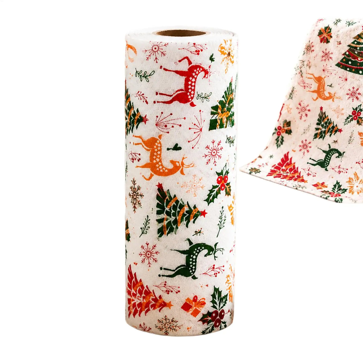 Reusable Microfiber Cleaning Cloth Roll – 20 Tearable Sheets Microfiber Cleaning Cloth PLUSH