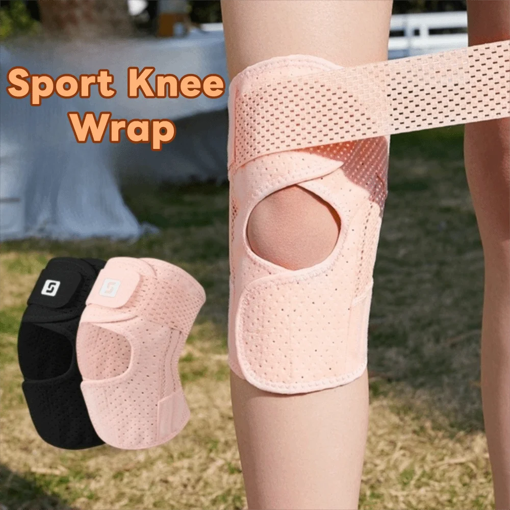 Adjustable Patella Knee Strap Brace – Breathable Sport Support Knee Support Brace PLUSH