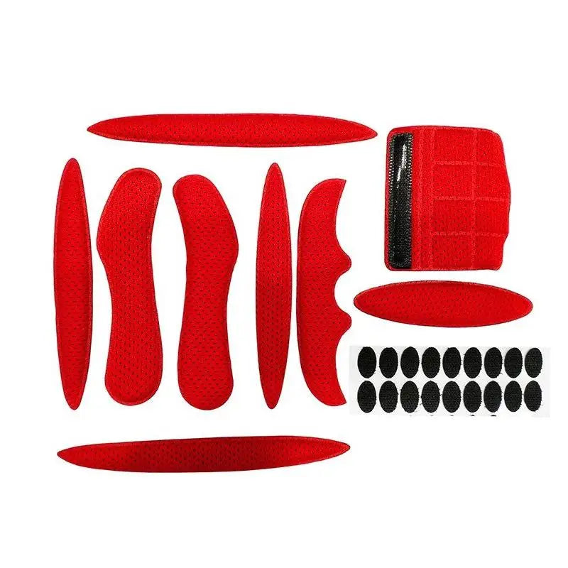 27pcs Universal Helmet Foam Padding Kit – Sweat-Resistant Sponge Helmet Padding Kit PLUSH A2