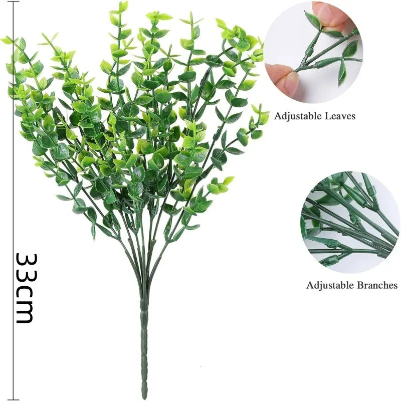 Artificial Eucalyptus Branches – Wedding & Home Décor Stems Artificial Plant Stems PLUSH