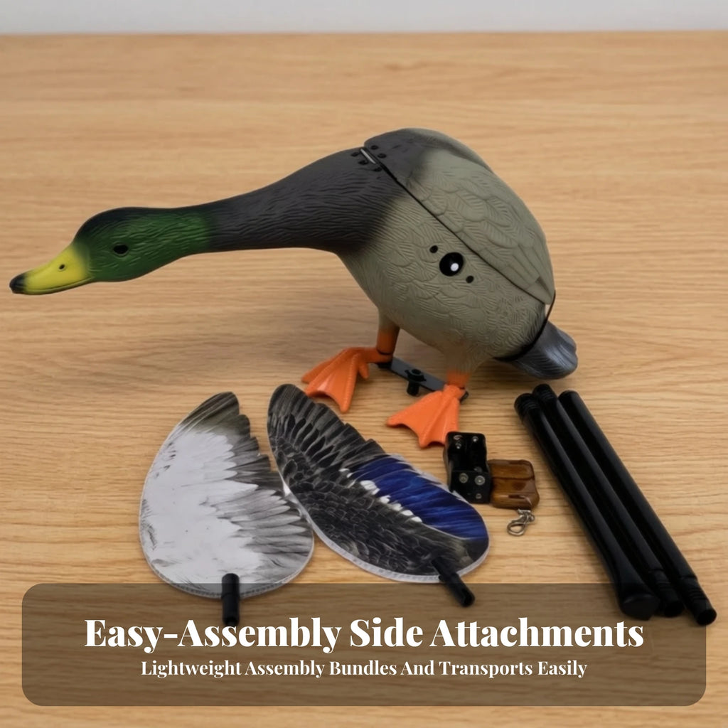 Wireless Rotating Wing Duck Decoy – Crack-Resistant & Silent Motorized Duck Decoy PLUSH