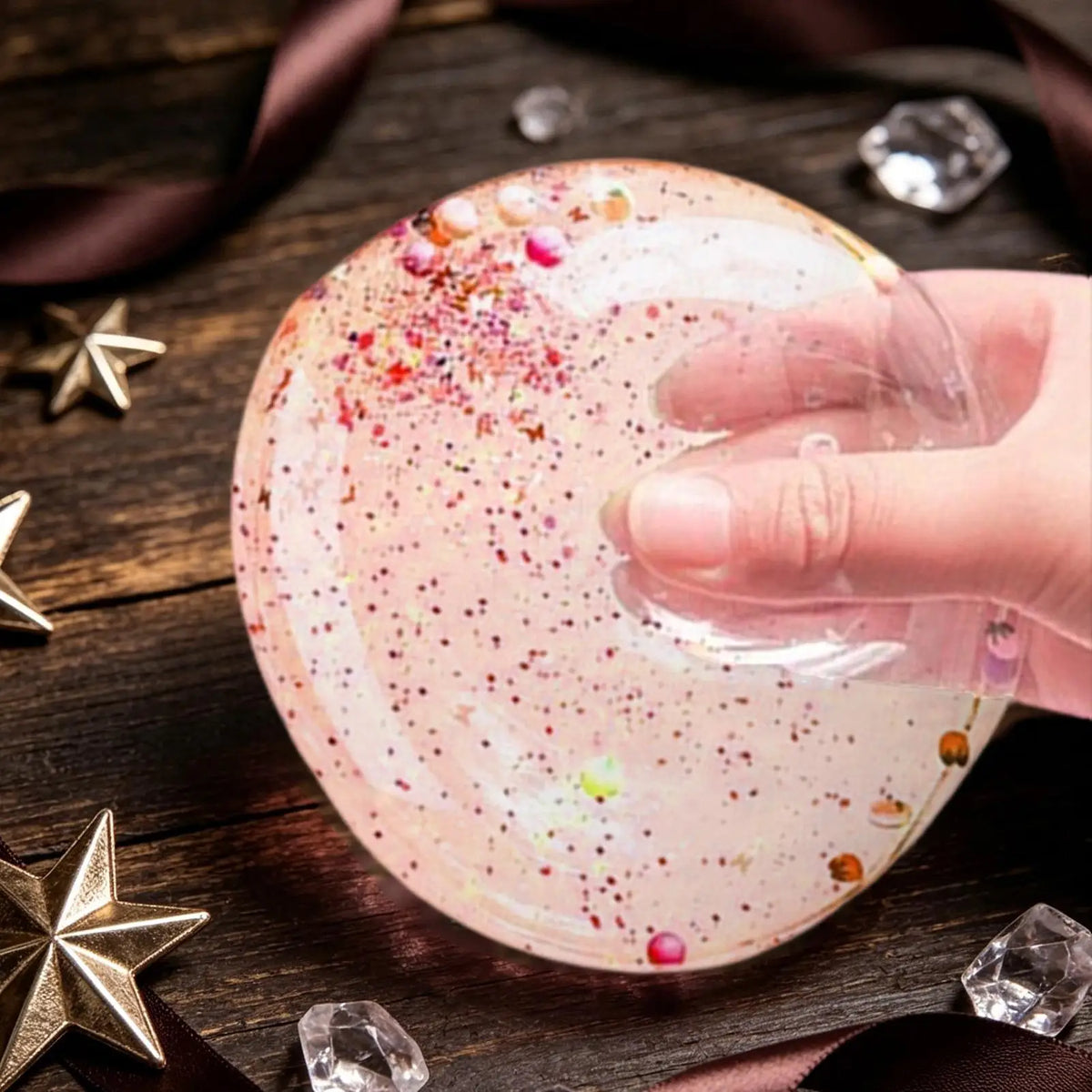 Glitter Nano Bubble Tape – Blowable DIY Craft Tape for Kids DIY Craft Tape PLUSH