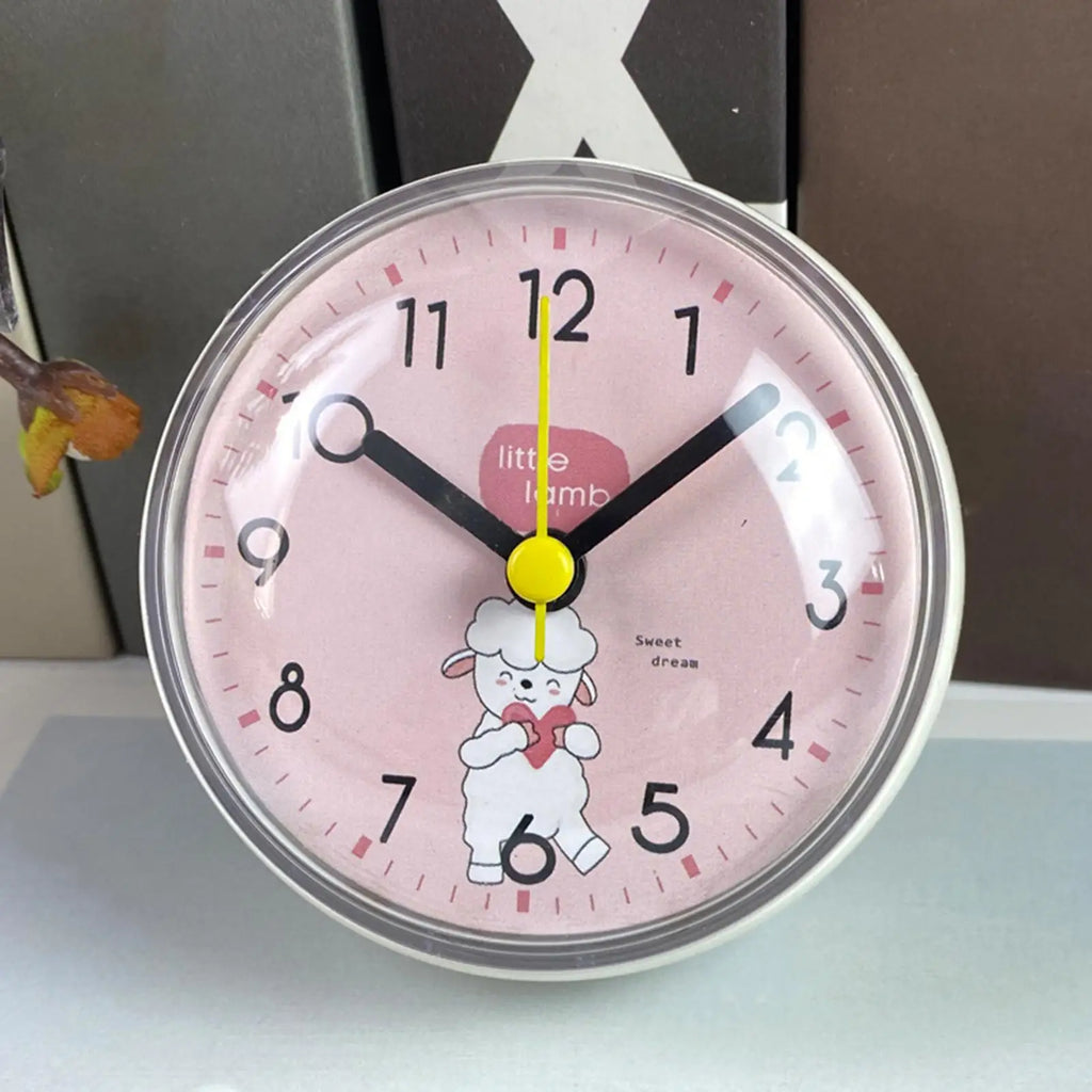 Mini Waterproof Suction Cup Wall Clock – Silent Shower Clock Waterproof Wall Clock PLUSH