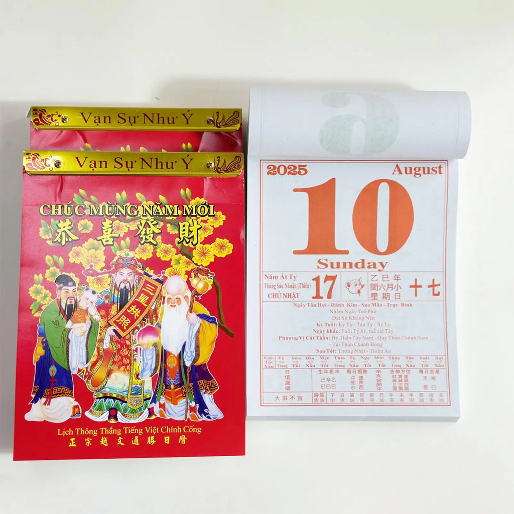 2026 Vietnamese Tear-Off Wall Calendar – Year of the Horse Tear-Off Wall Calendar PLUSH