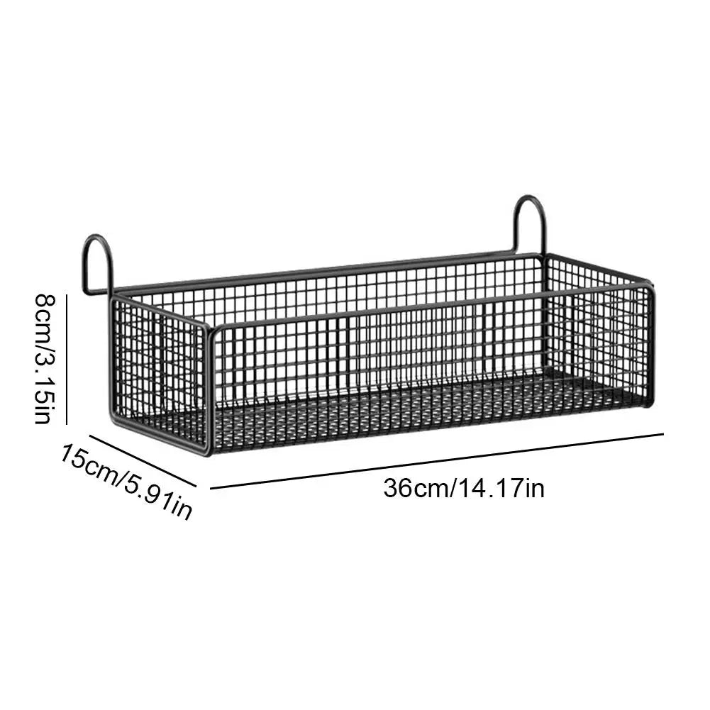 No-Drill Bedside Hanging Rack – Dorm Bunk Bed Organizer Bedside Storage Rack PLUSH