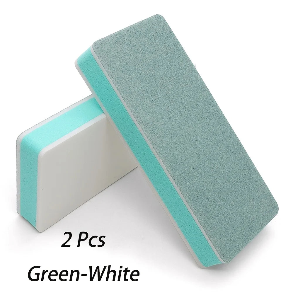 5pcs Two-Sided Nail Buffing Sanding Block Files | Mini Sponge Nail Buffing Block PLUSH