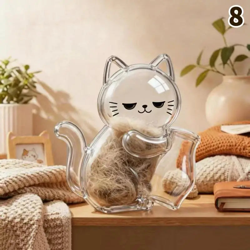 Cat Hair Keepsake Capsule Fridge Magnet – Pet Fur Collector Pet Keepsake Magnet PLUSH 8