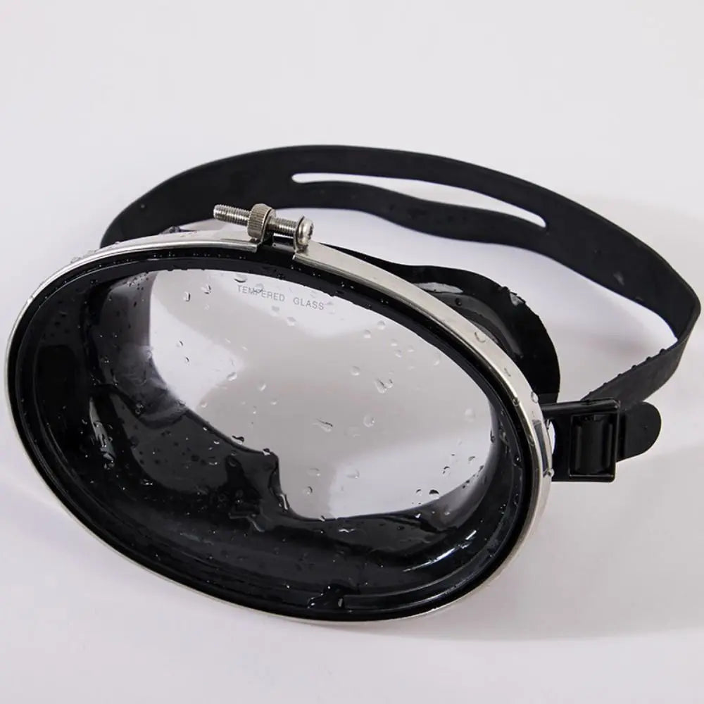 Tempered Glass Diving Mask – Single Lens Snorkeling Goggles Diving Snorkeling Mask PLUSH