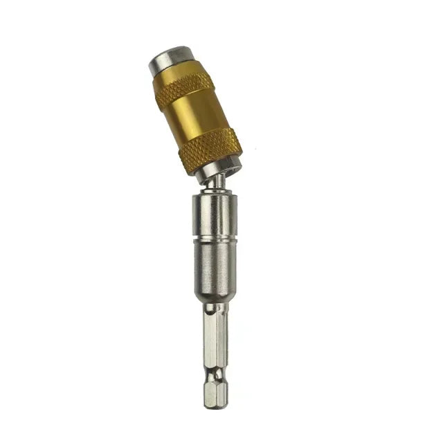 1/4" Hex Magnetic Drill Bit Extension Rod Quick Change Holder Drill Bit Holder PLUSH Gold 88mm