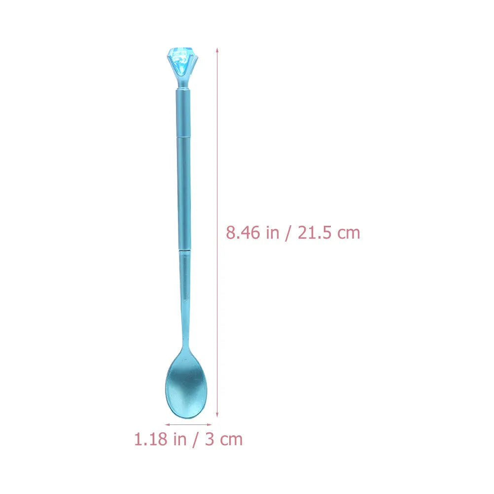 4pcs Cartoon Spoon & Fork Shaped Gel Pens | Smooth Writing Novelty Gel Pens PLUSH