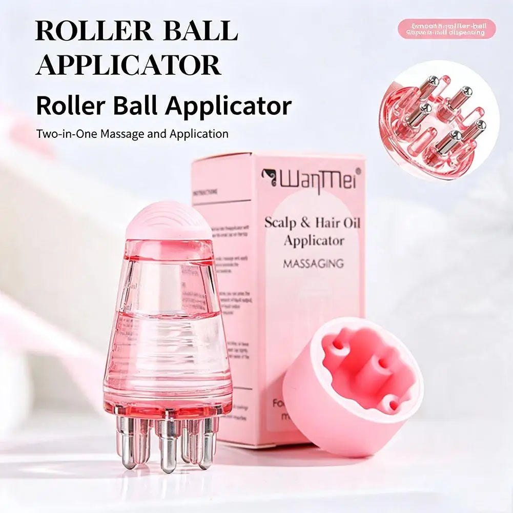 Scalp Oil Applicator Comb – 6ml Precision Hair Serum Massager Scalp Oil Applicator PLUSH