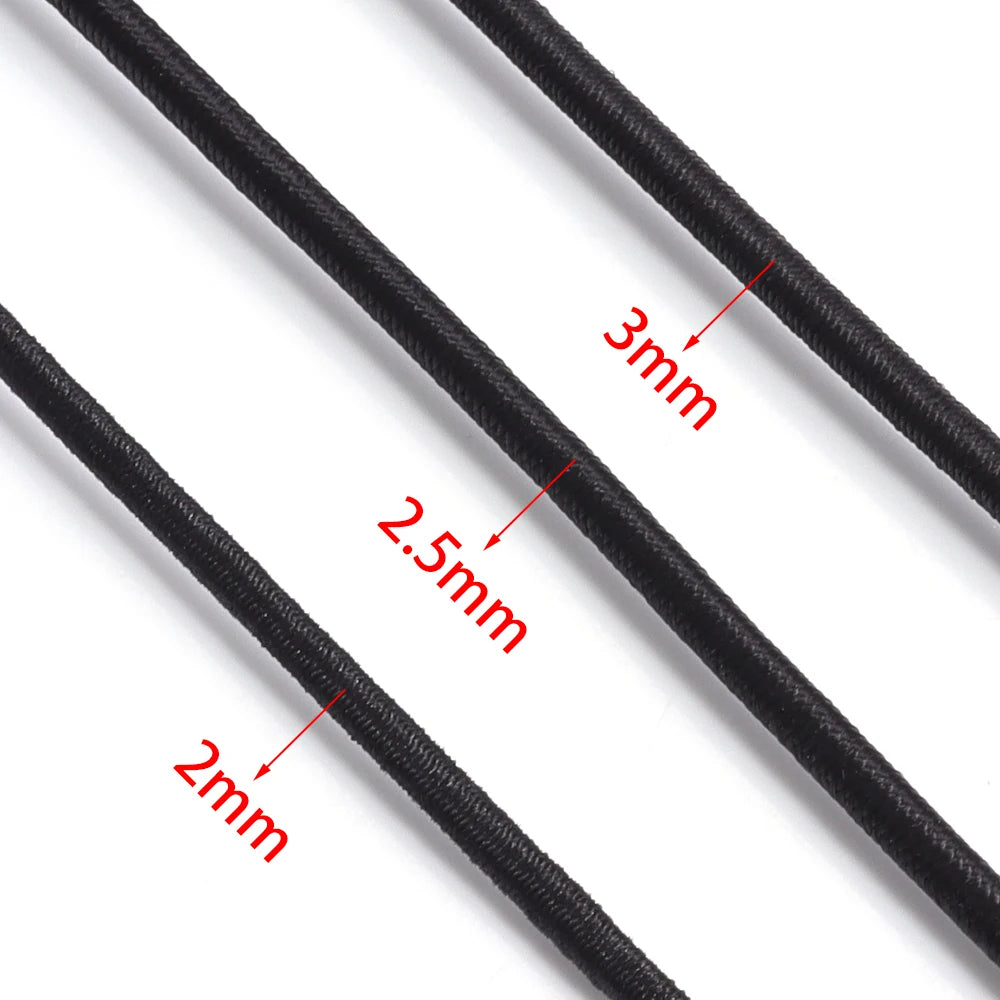 10m Round Elastic Cord Stretch String for DIY Sewing & Crafts Elastic Sewing Cord PLUSH