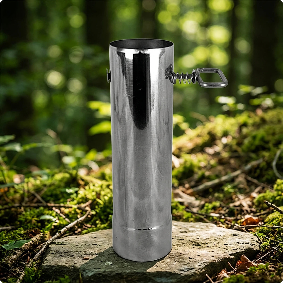 Stainless Steel Tent Heater Chimney Pipe with Handle Chimney Pipe PLUSH 6-22cm