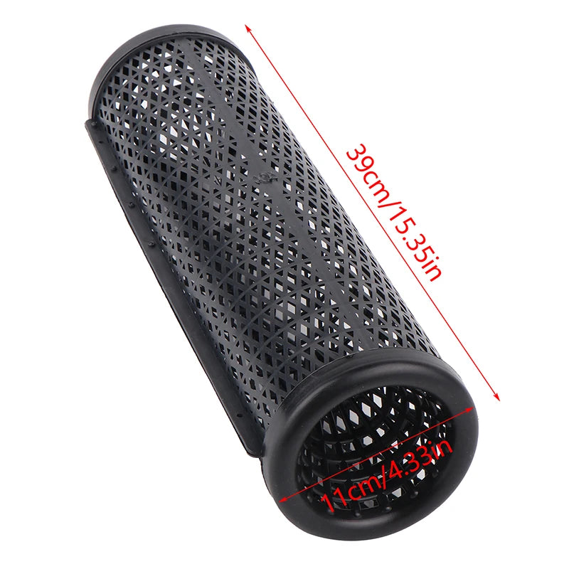 Portable Fishing Bait Trap Net Cage – Eel, Crayfish & Lobster Fishing Bait Trap PLUSH black