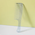 Jelly Sparkling Wide Tooth Comb – Curly & Wet Hair Styling Wide Tooth Comb PLUSH blue