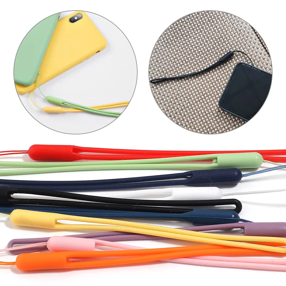 10pcs Silicone Wrist Straps for Phone, Camera & Keys Phone Wrist Strap PLUSH