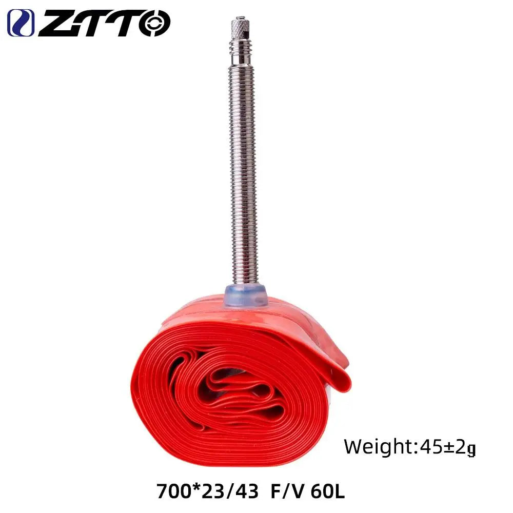 ZTTO TPU Bike Inner Tube French Valve 48/60/80mm Ultralight Bicycle Inner Tube PLUSH NO.14