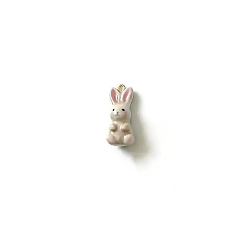 Cartoon Animal Stainless Steel Pendants – Deer Lamb Squirrel DIY Jewelry Charms PLUSH A1