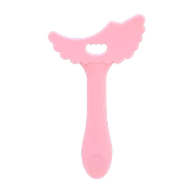 Silicone Eye Makeup Tool – Eyebrow Shaper & Applicator Makeup Applicator Tool PLUSH pink
