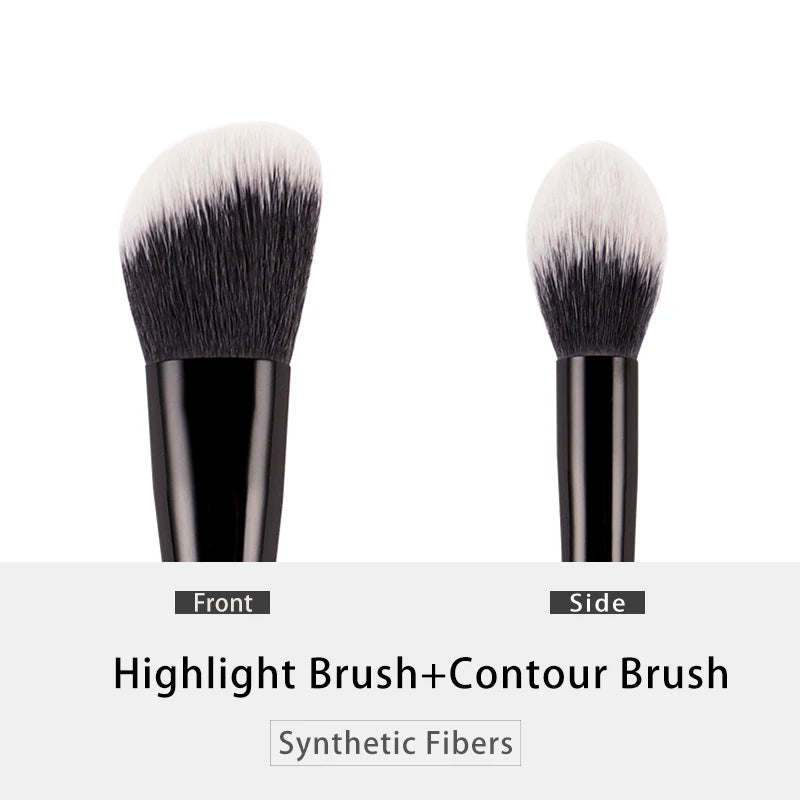 KVD Brush 23 Double Head Powder Brush – Soft Synthetic Hair Makeup Brush PLUSH