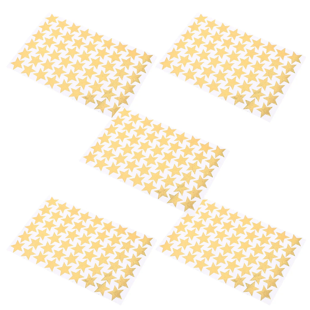 5-Sheet Tiny Star Stickers – Reward & Behavior Chart for Class Reward Stickers PLUSH
