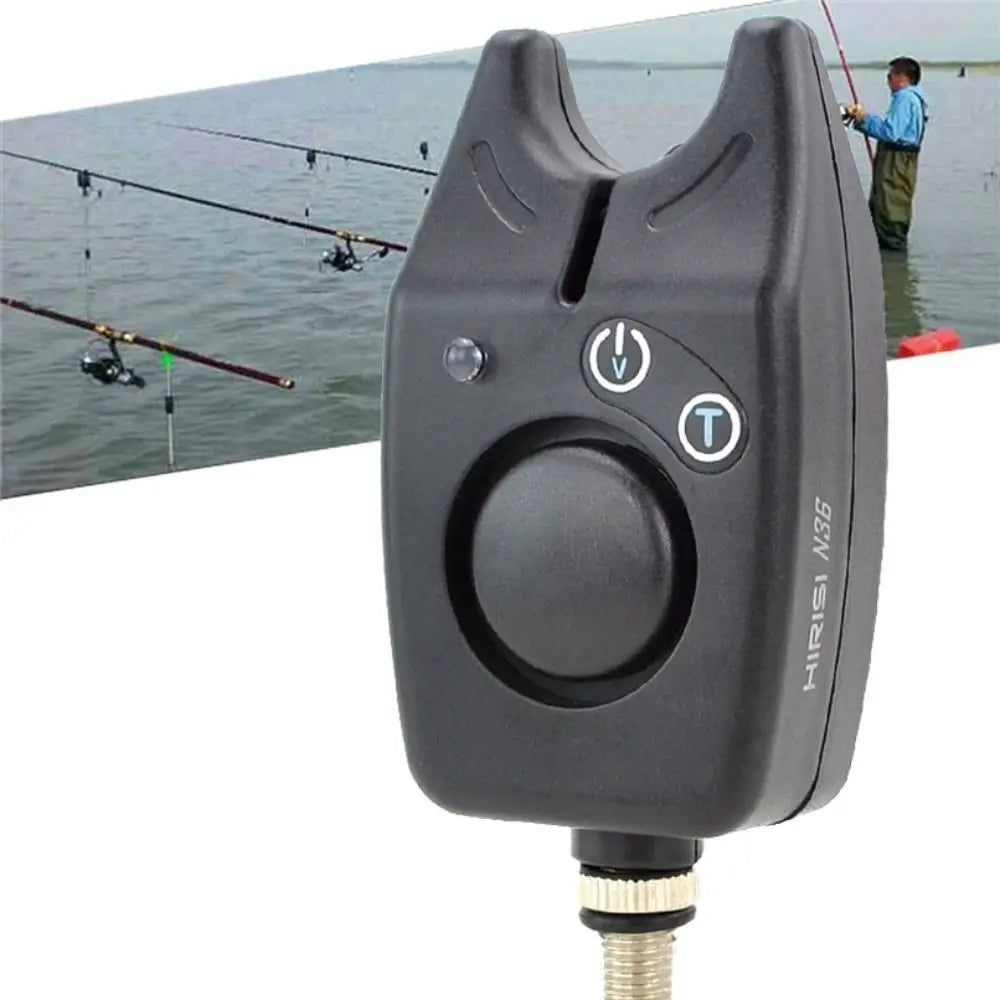 Electronic Fishing Bite Alarm – LED Alert & Adjustable Bell Fishing Bite Alarm PLUSH