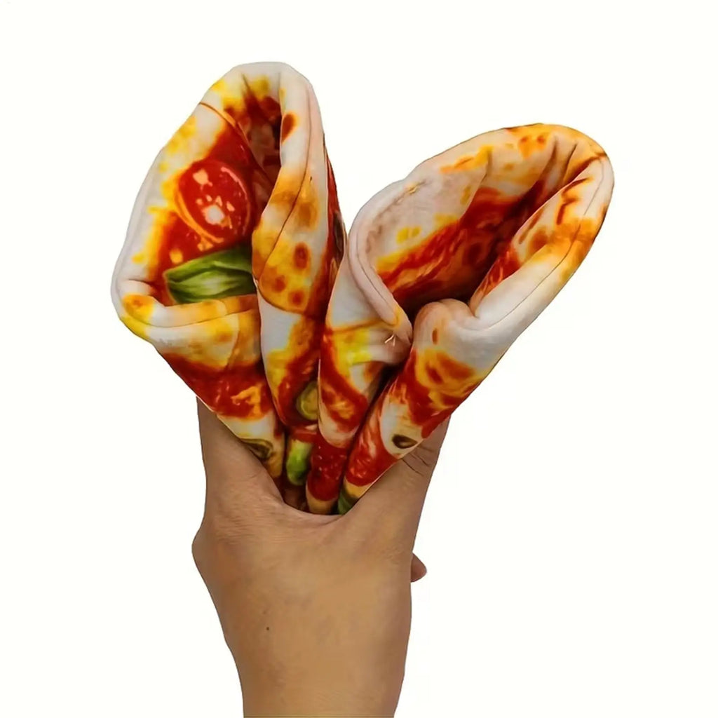 Pizza Squeaky Dog Toy – Plush Chew Toy for Dogs Dog Squeaky Toy PLUSH