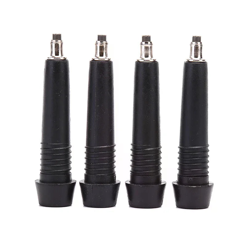 4pcs Tungsten Carbide Trekking Pole Tips – Nordic Walk Replacement Trekking Pole Tips PLUSH