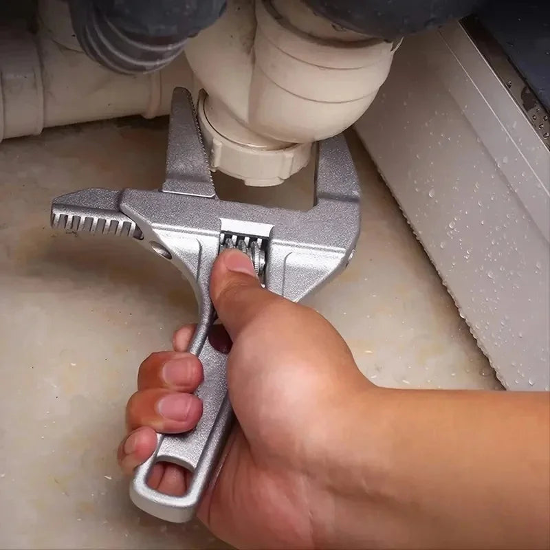 Mini Adjustable Aluminum Wrench – Multifunctional Bathroom Spanner Adjustable Wrench PLUSH