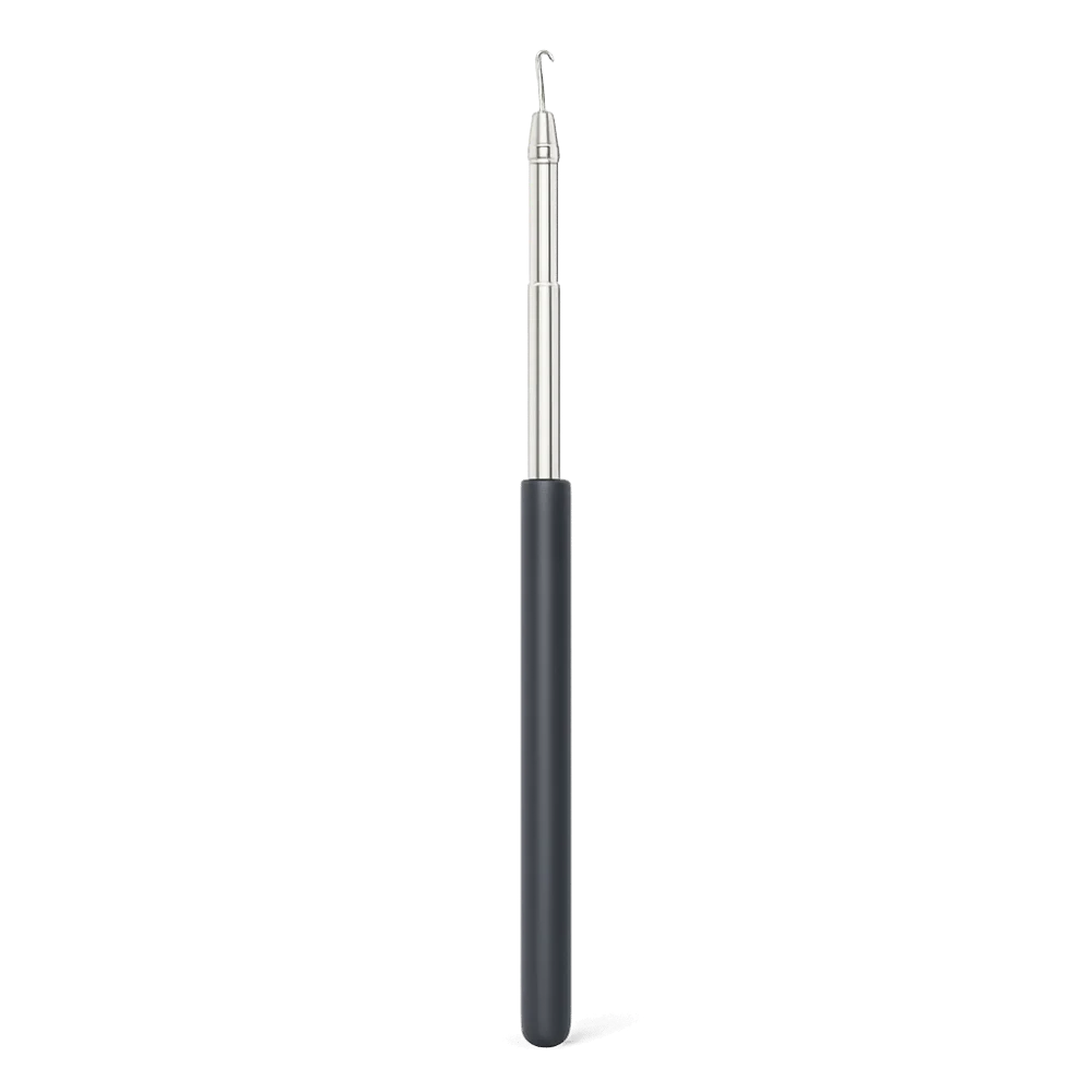 Retractable Bracelet Fastener Helper Tool – Stainless Steel Jewelry Tool PLUSH Black