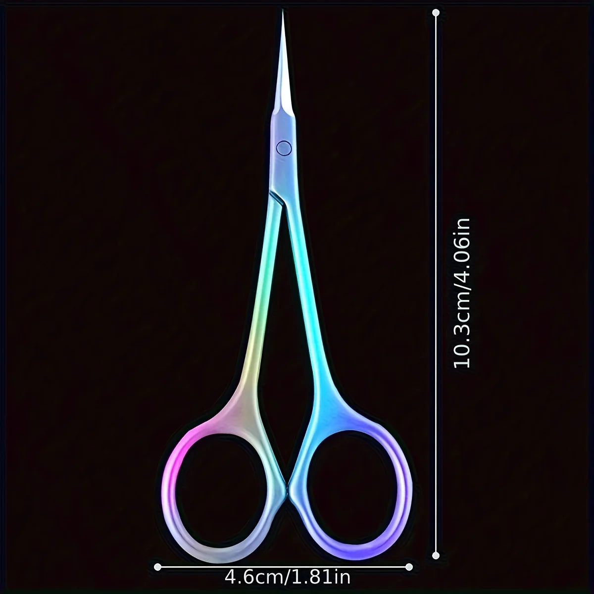3pcs Stainless Steel Cuticle Scissors Set | Precision Nail Tool Cuticle Scissors Set PLUSH