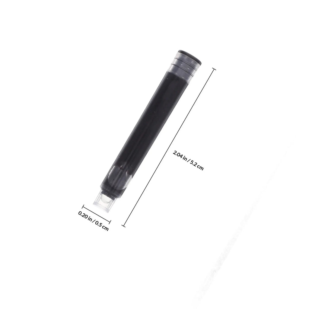 100pcs Erasable Fountain Pen Ink Refills – Bulk Black Pack Pen Ink Refills PLUSH