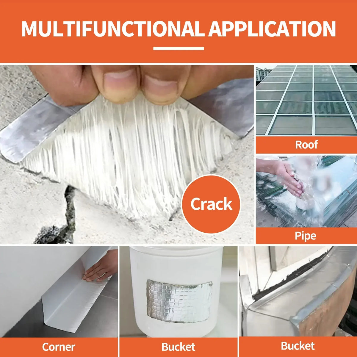 Waterproof Butyl Sealing Tape | Self-Adhesive Roof Repair Butyl Sealing Tape PLUSH