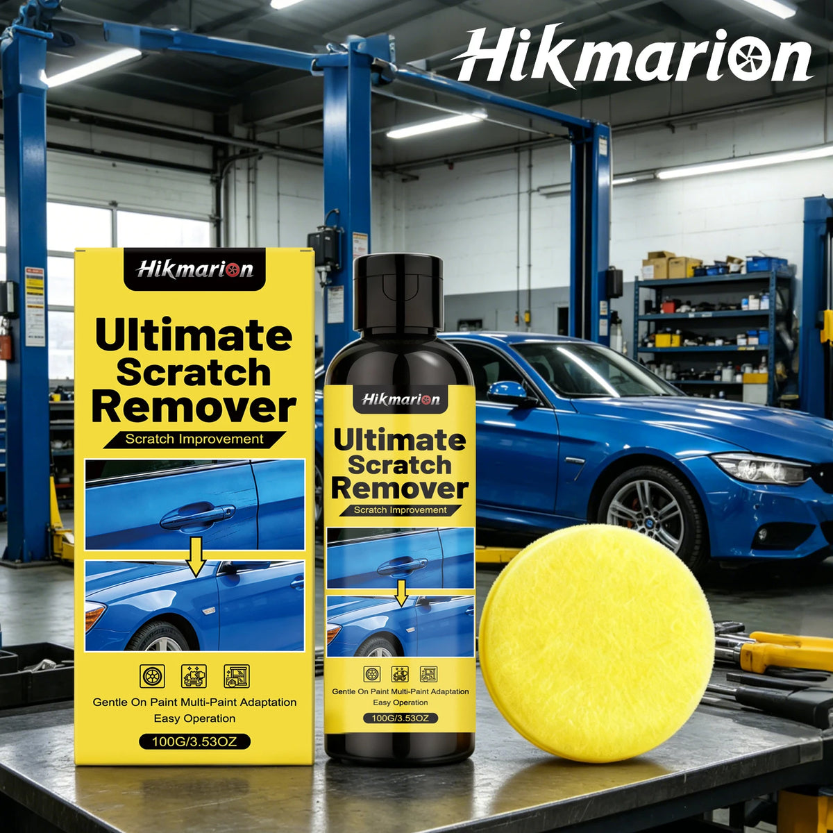 Hikmarion Car Scratch Repair Kit – Polishing Paste 100g Car Scratch Repair Kit PLUSH