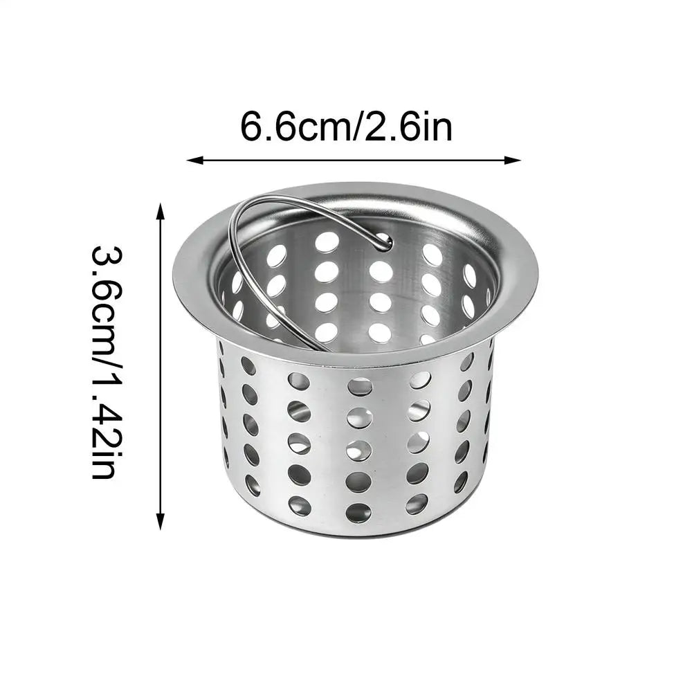 Stainless Steel Sink Drain Strainer & Hair Catcher Sink Drain Strainer PLUSH 1PC