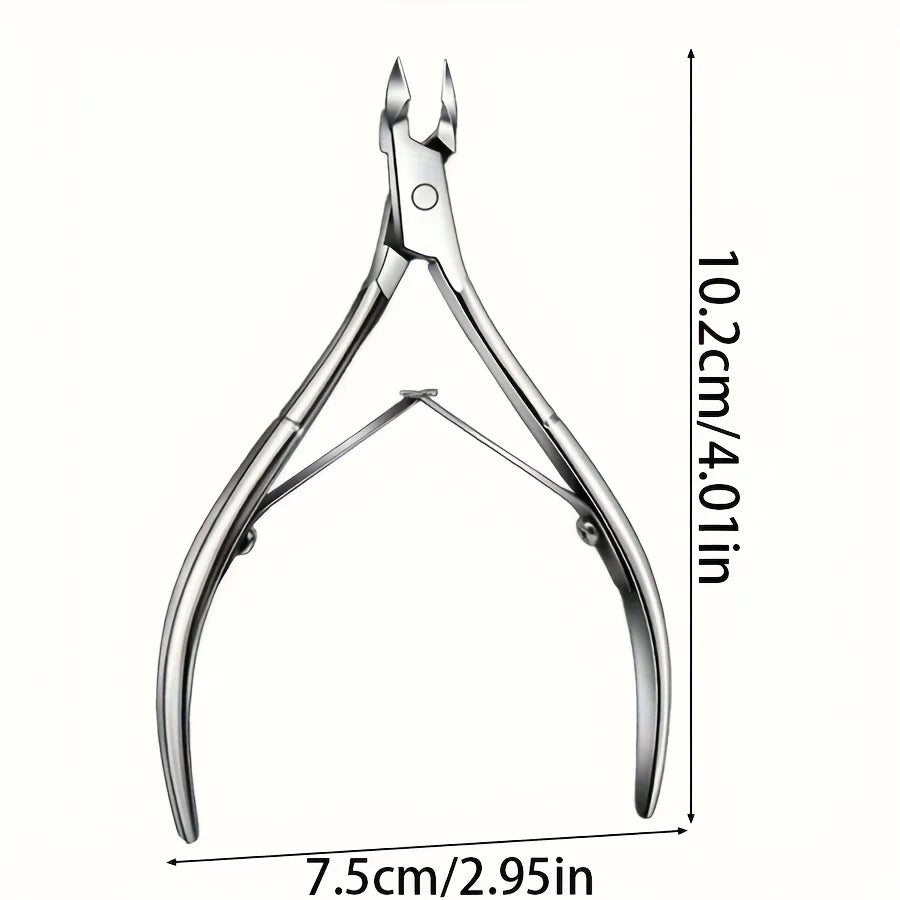 Stainless Steel Nail Clippers & Cuticle Pusher Manicure Set Manicure Tool Set PLUSH