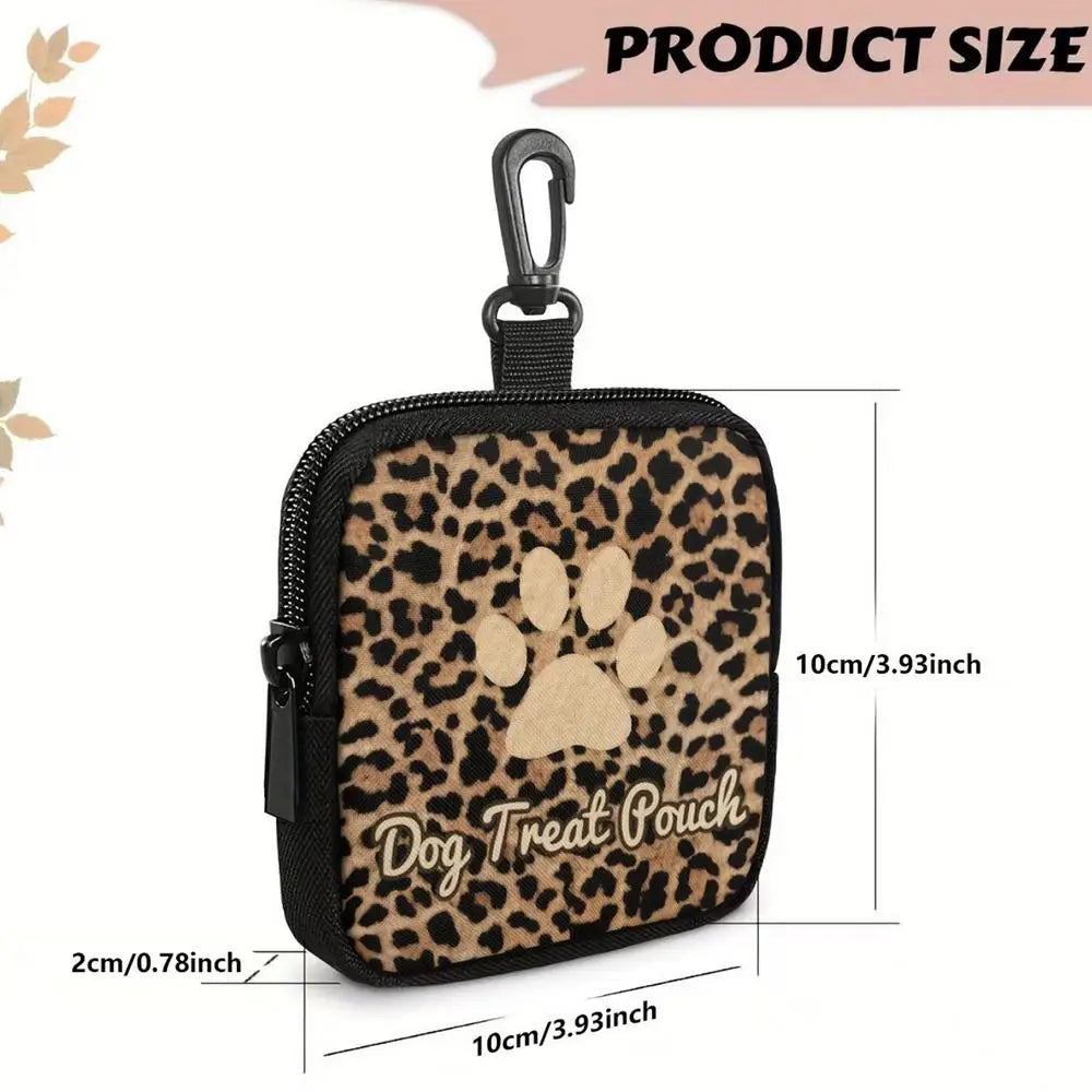 Portable Dog Treat Training Bag – Linen Reward Pouch Dog Training Pouch PLUSH A