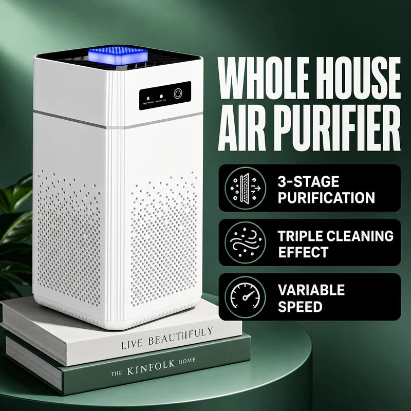 Portable USB Air Purifier H13 True HEPA & Activated Carbon Air Purifier PLUSH