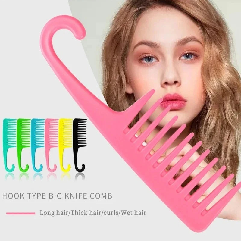 Anti-Static Wide Bending Comb for Wigs & Hair Styling Hair Styling Comb PLUSH