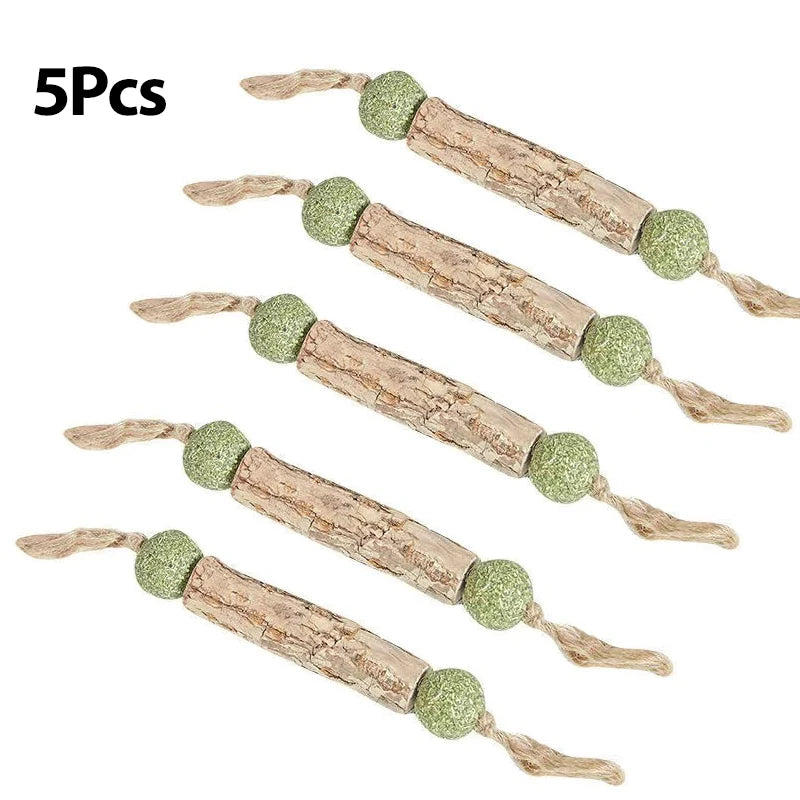 Natural Catnip Molar Stick – Cat Dental Chew Toy & Snack Cat Chew Toy PLUSH 5Pcs