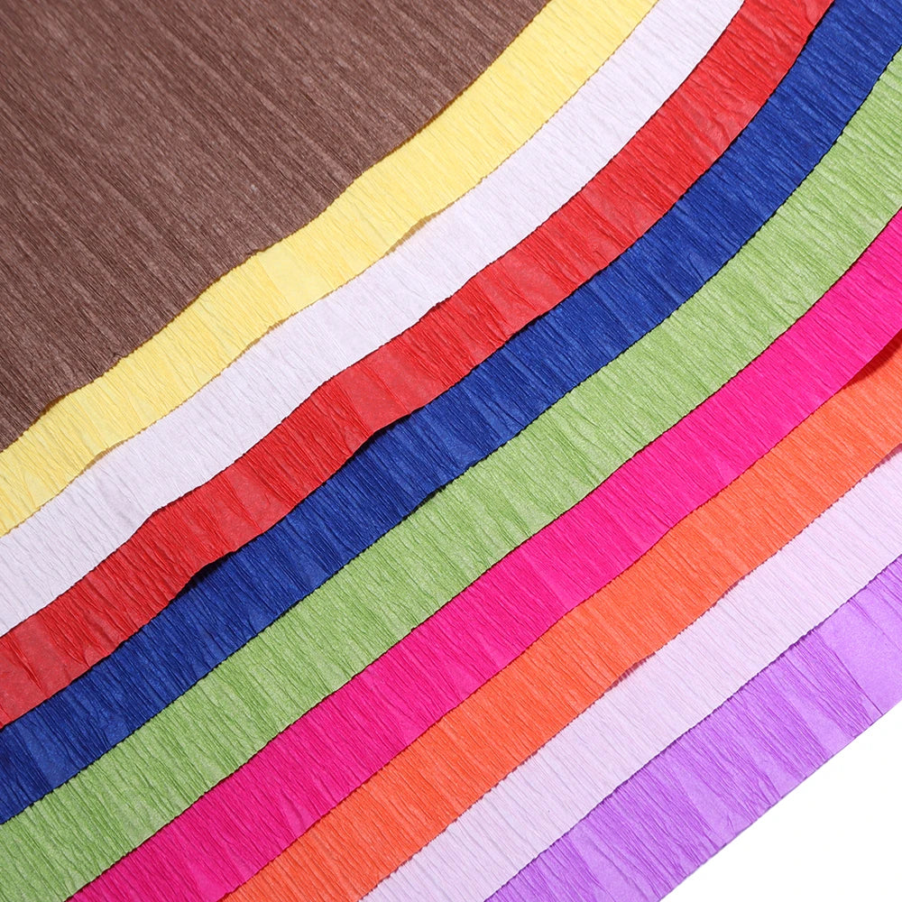 Wrinkled Paper Ribbon Roll 2.5m – DIY Gift & Party Décor Paper Craft Ribbon PLUSH