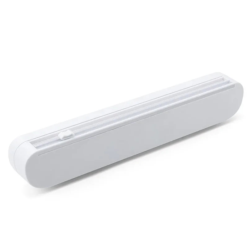 Cling Wrap & Foil Dispenser with Cutter | Kitchen Organizer Wrap Dispenser PLUSH Cling Wrap Dispenser