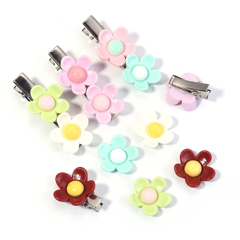 20pcs 3D Resin Flower Flatback Cabochons 20mm – DIY Jewelry Resin Flatback Cabochons PLUSH