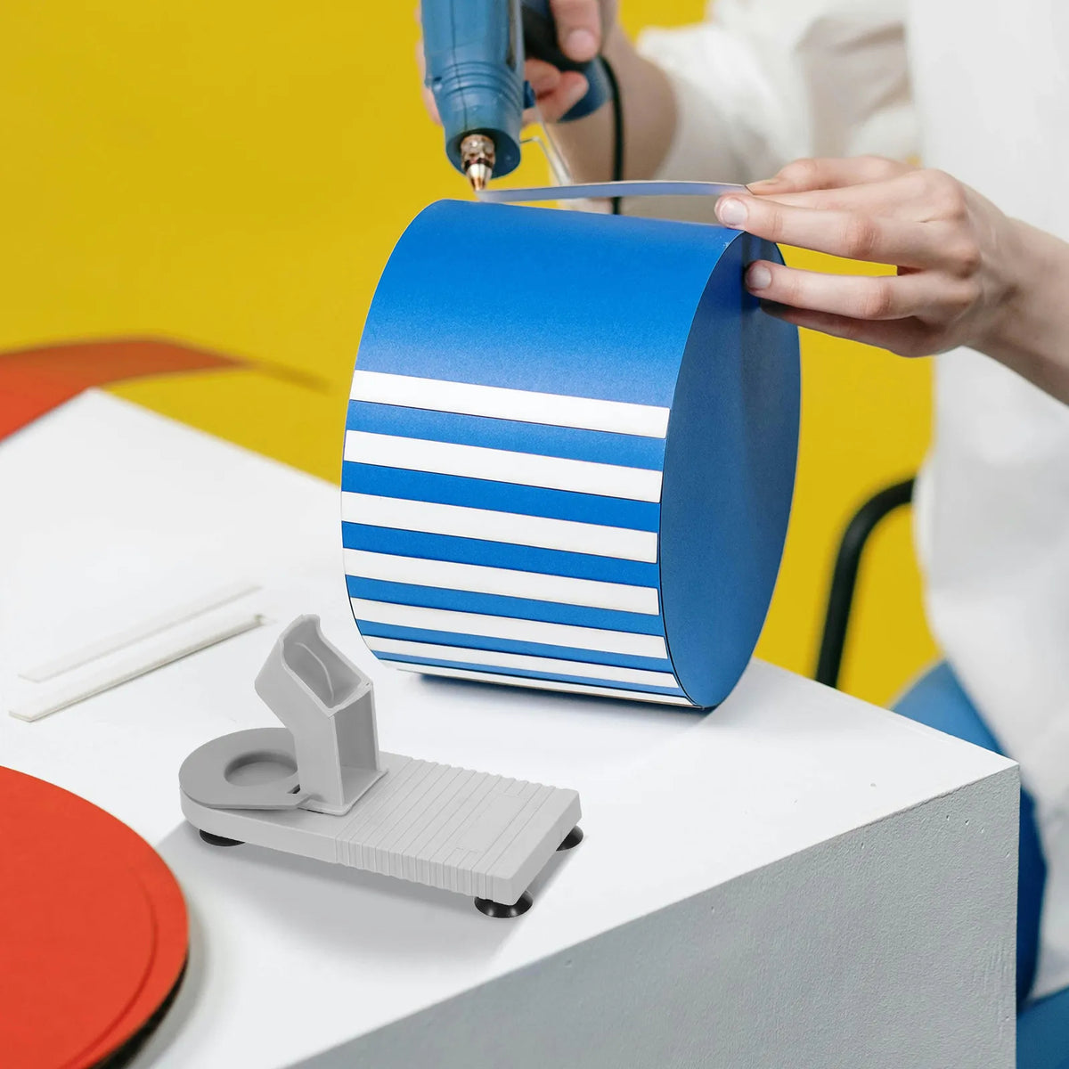 Hot Glue Gun Holder Stand with Suction Cup | DIY Craft Organizer Glue Gun Holder PLUSH other China Mainland