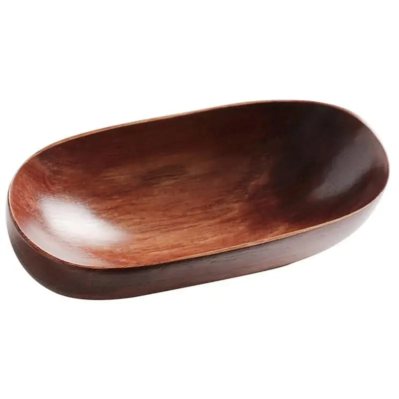 Handcrafted Wooden Boat Bowl – Serving Tray & Organizer Decorative Wood Bowl PLUSH 1PCS