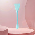 Double Head Silicone Facial Mask Brush with Scoop | Beauty Tool Facial Mask Brush PLUSH blue