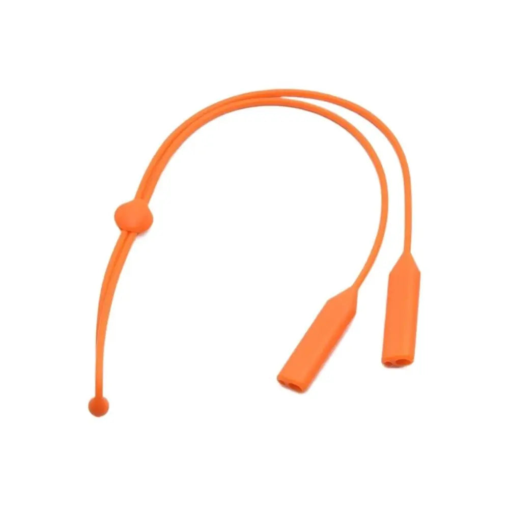 Silicone Glasses Strap Lanyard – Kids & Adults Eyewear Cord Eyewear Strap PLUSH orange